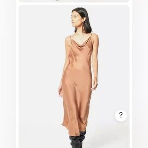 Y fb satin effectmidi black dress